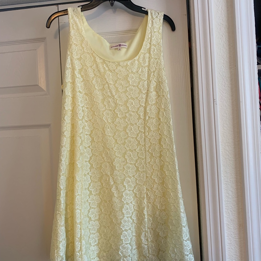 Yellow Lacey Dress